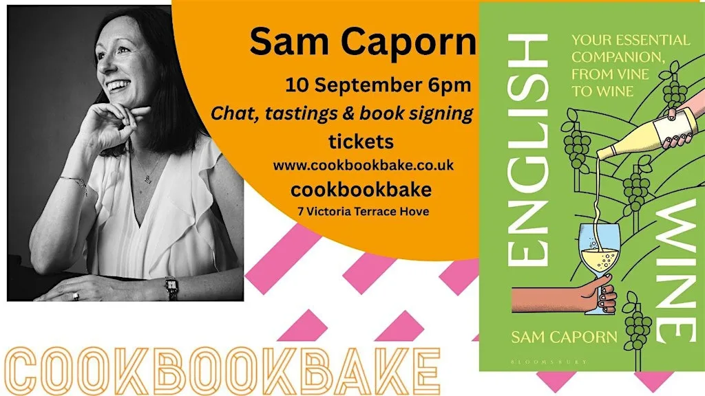 Author Event: Chat, Wine Tasting & Book Signing at Cookbookbake