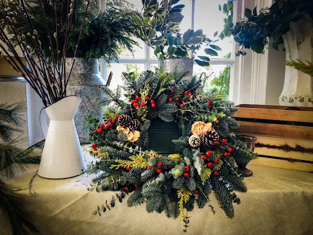 Christmas Wreath Workshop in Bristol