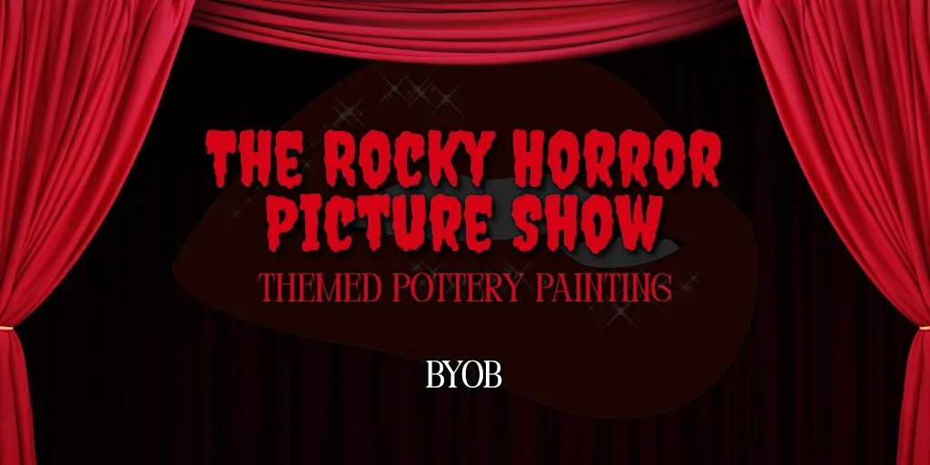 Rocky Horror Themed Pottery Painting