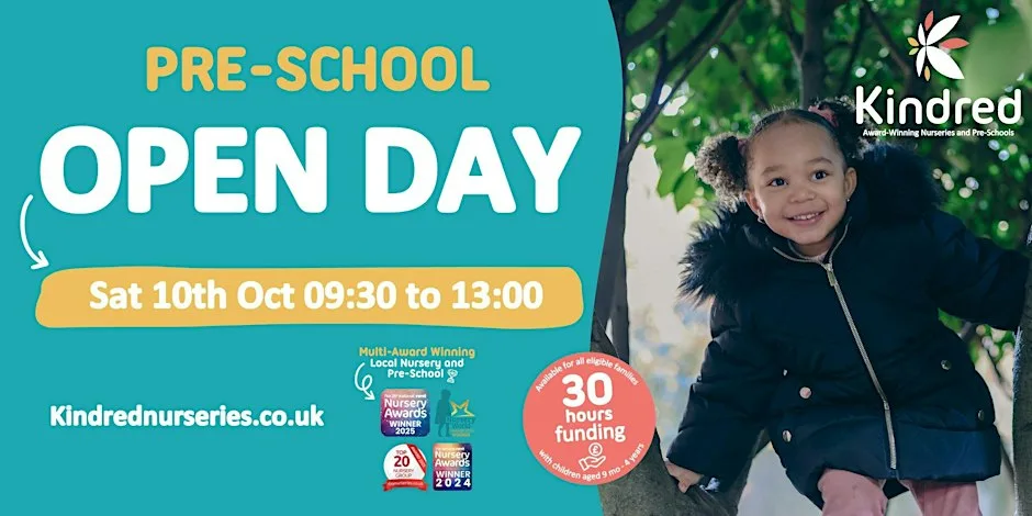 Kindred Royston Newmarket Road Pre-School Open Day - 10th October 2026 at 3 Newmarket Rd