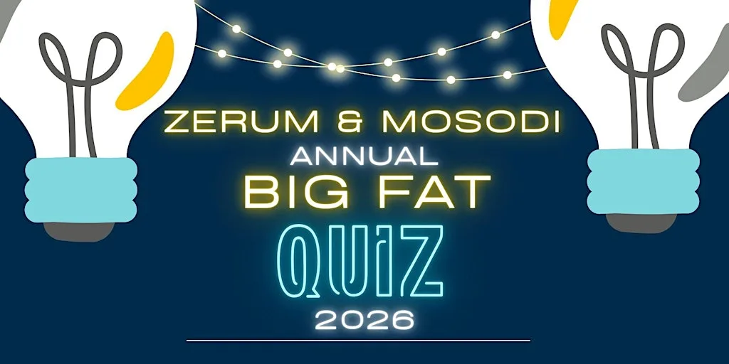 ZERUM & MOSODI'S - BIG FAT MANCHESTER QUIZ 2026 at Brotherhood of Pursuits & Pastimes
