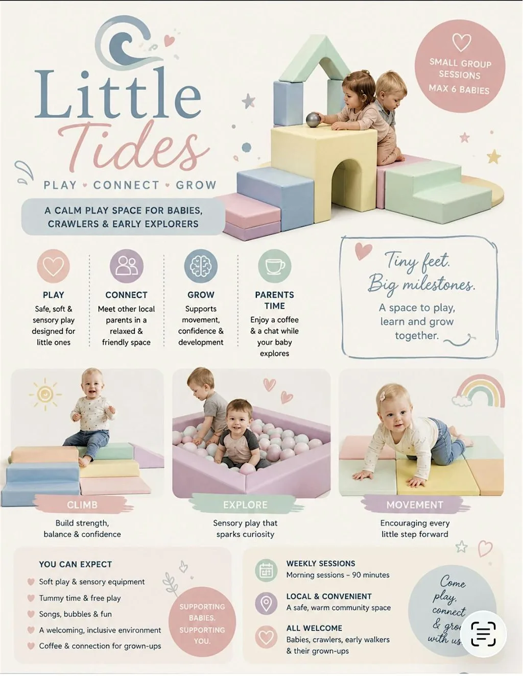 Soft Play for little ones at Ballymacarbry Community Center