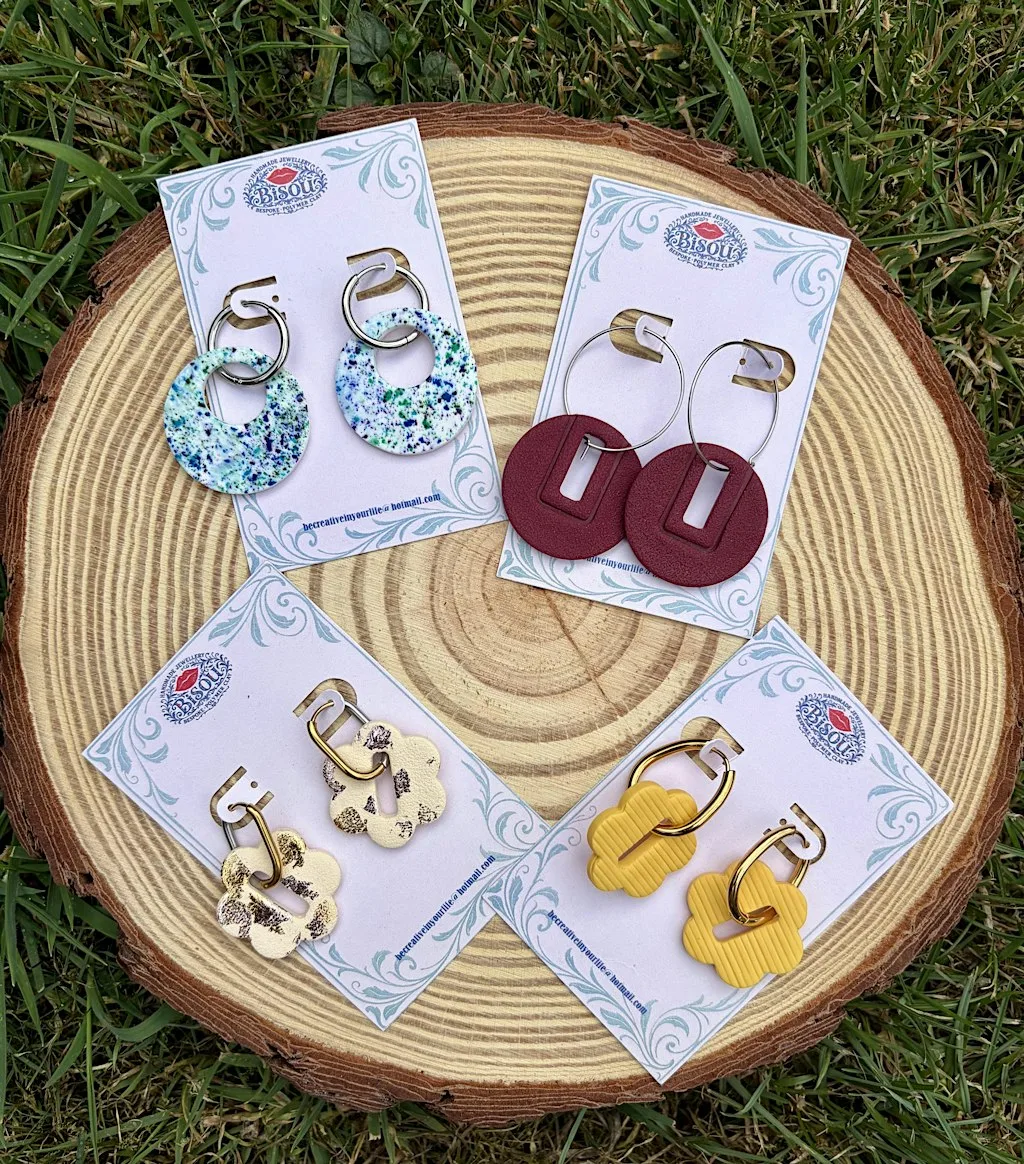Polymer Clay earring workshop at The Langton