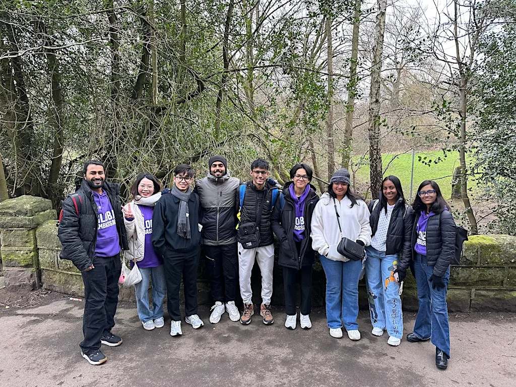 Global Buddies Walk - Photo walk at Leeds Beckett University Rose Bowl Car Park