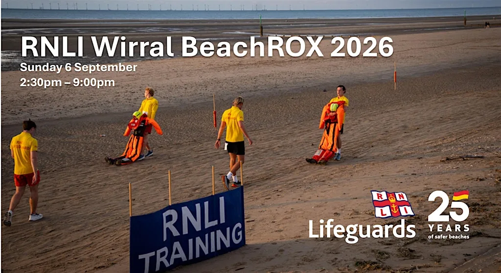 RNLI Wirral BeachROX 2026 – Celebrate the Lifeguard 25th Anniversary