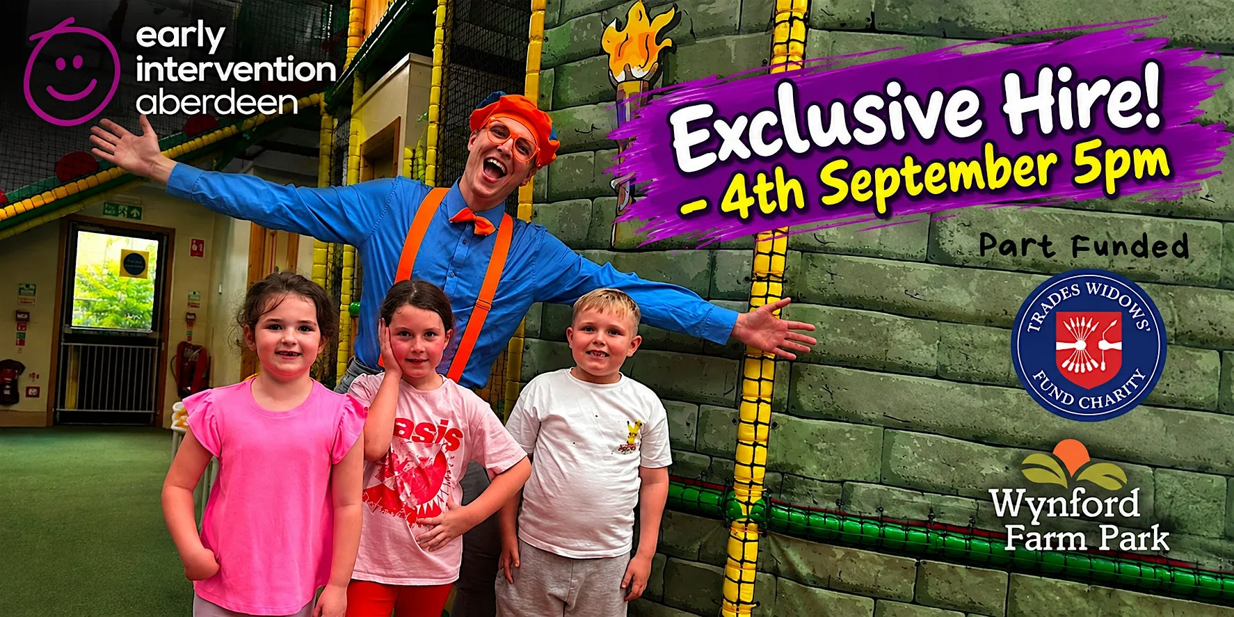 Wynford Farm Play Barn & Role Play Area (Exclusive Hire) Inc Hot Kids Meal at Wynford Farm Park
