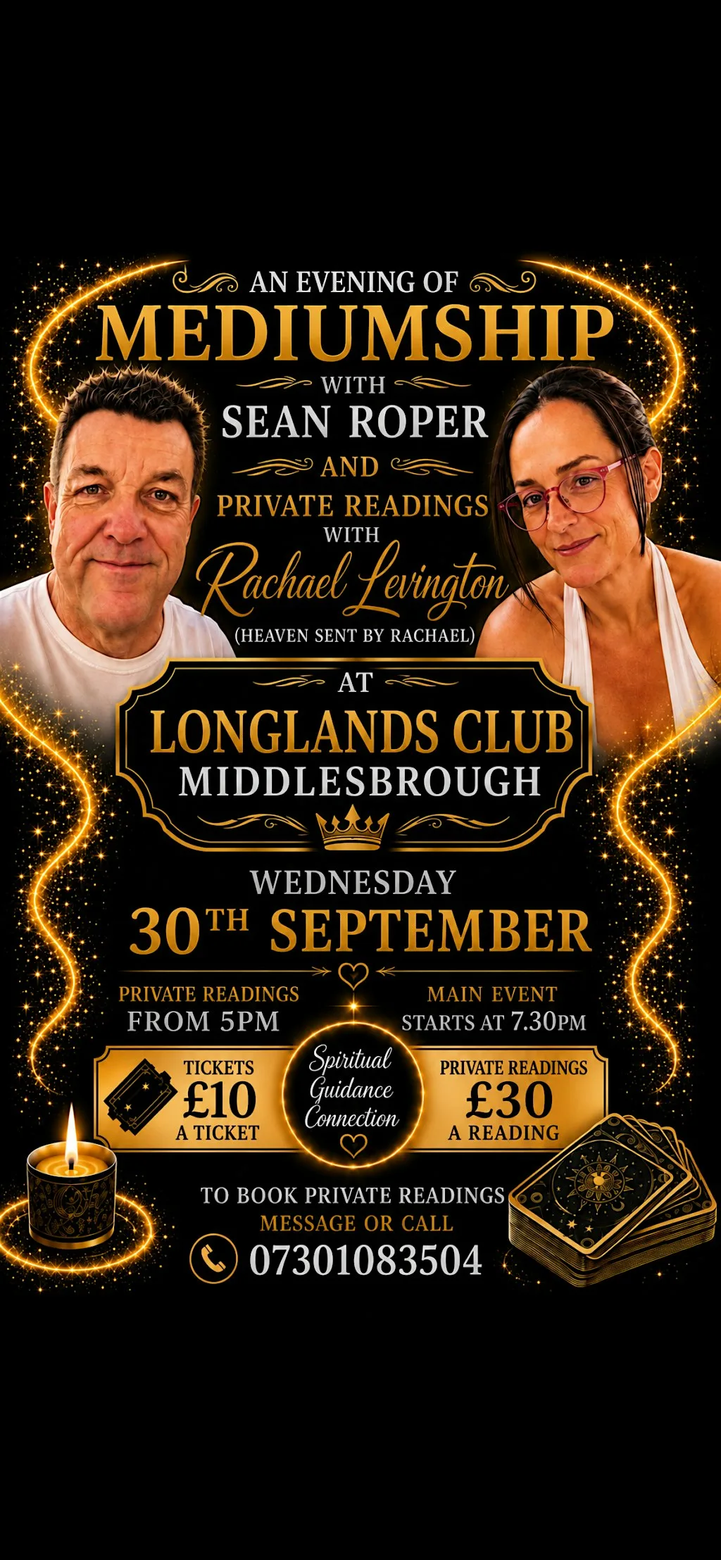 An evening of Mediumship with Sean Roper
