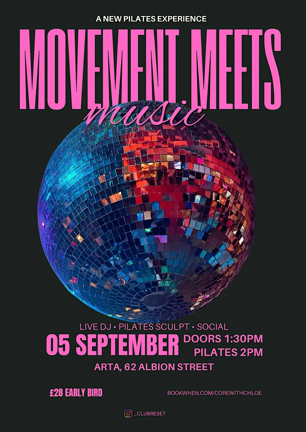 Movement Meets Music - Pilates in Nightclub at Arta