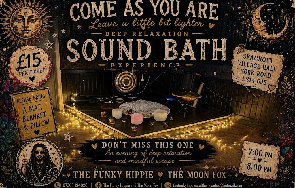 Meditation & Sound Bath | Deep Relaxation & Mental Reset at Seacroft Village Hall
