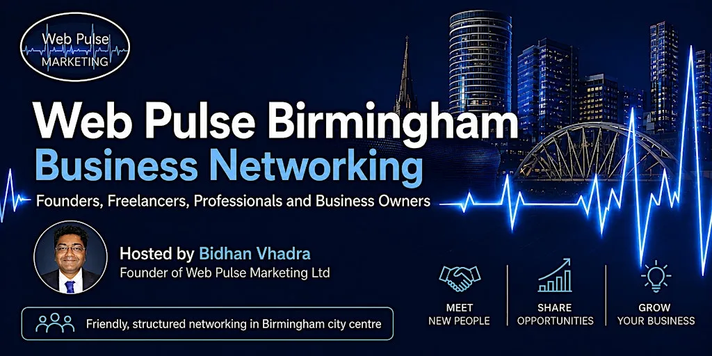 Web Pulse Birmingham Business Networking | Founders & Professionals at Cosy Club