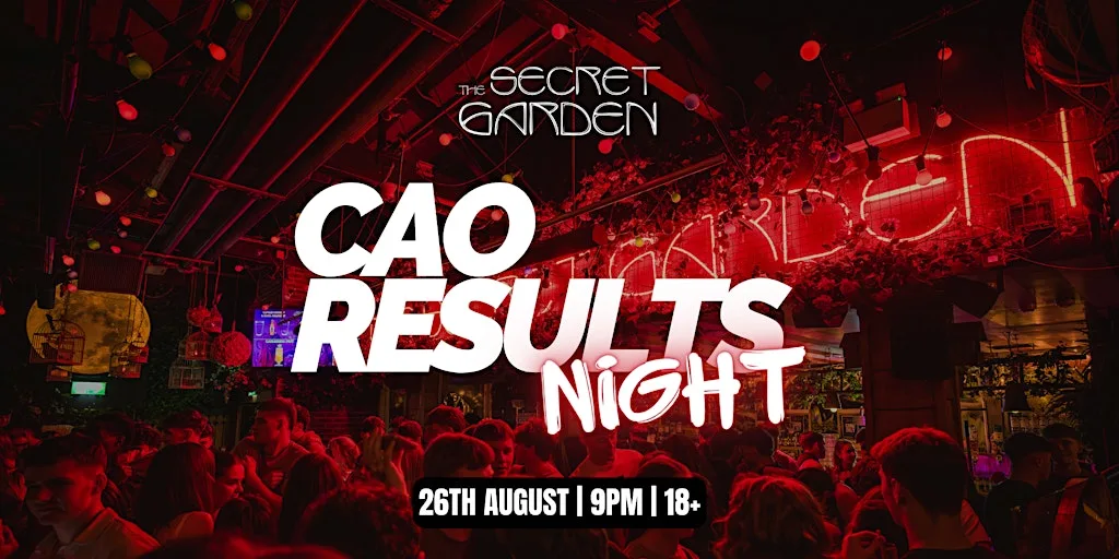 CAO Results Party - Wednesday 26th August
