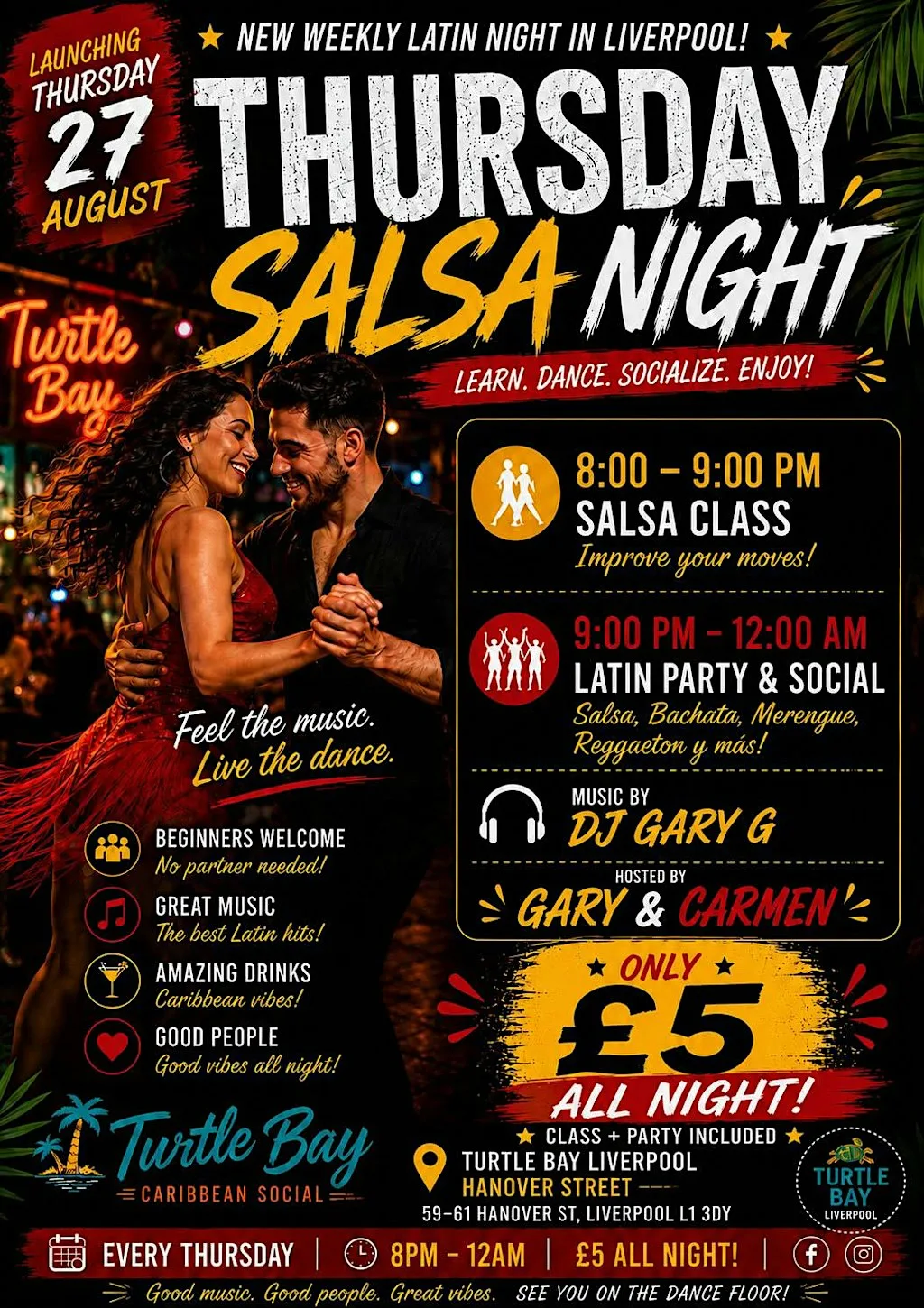 Liverpool Thursday Salsa Night