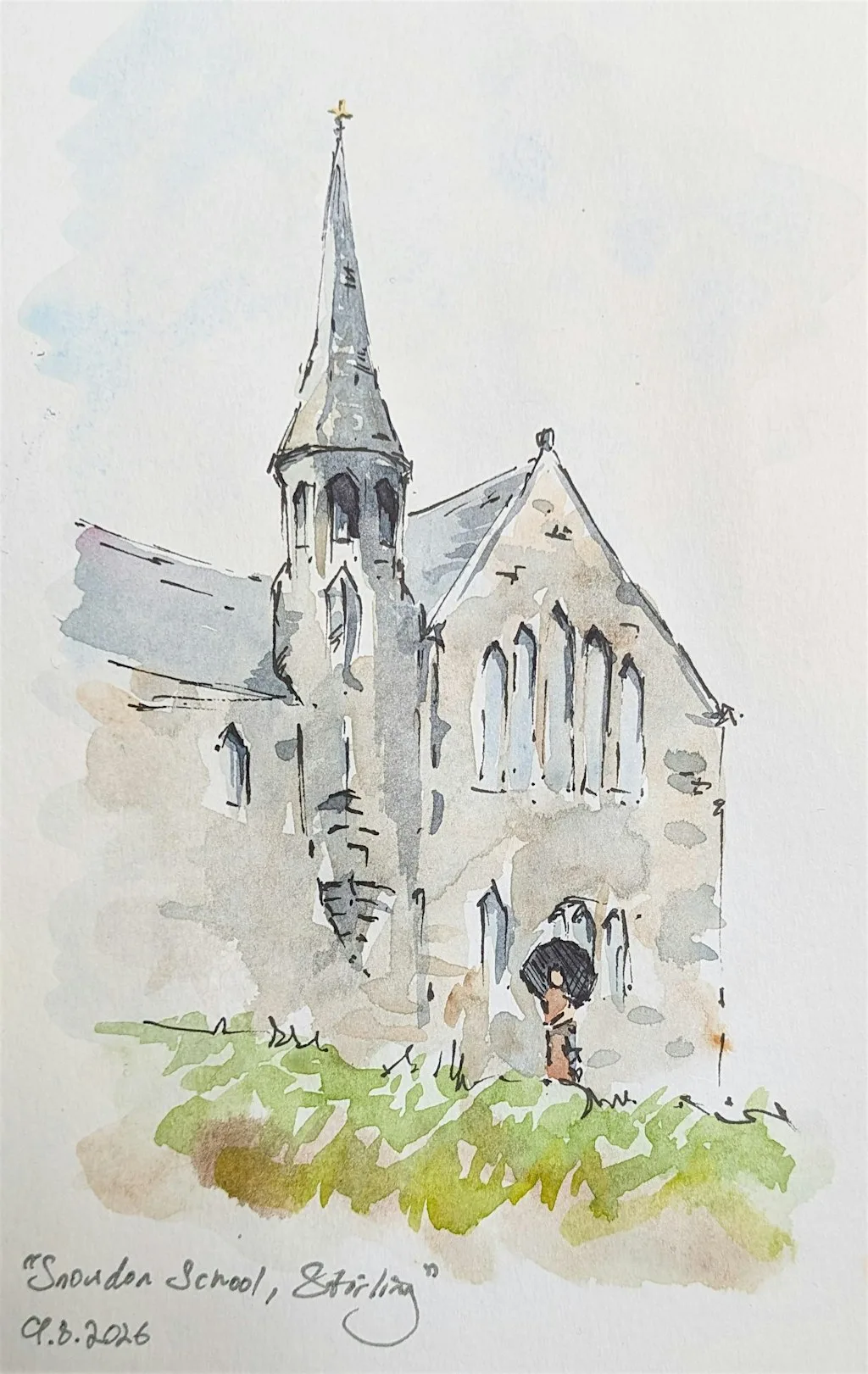 The Art of Urban Sketching: Adding Watercolour at Queen Victoria Road