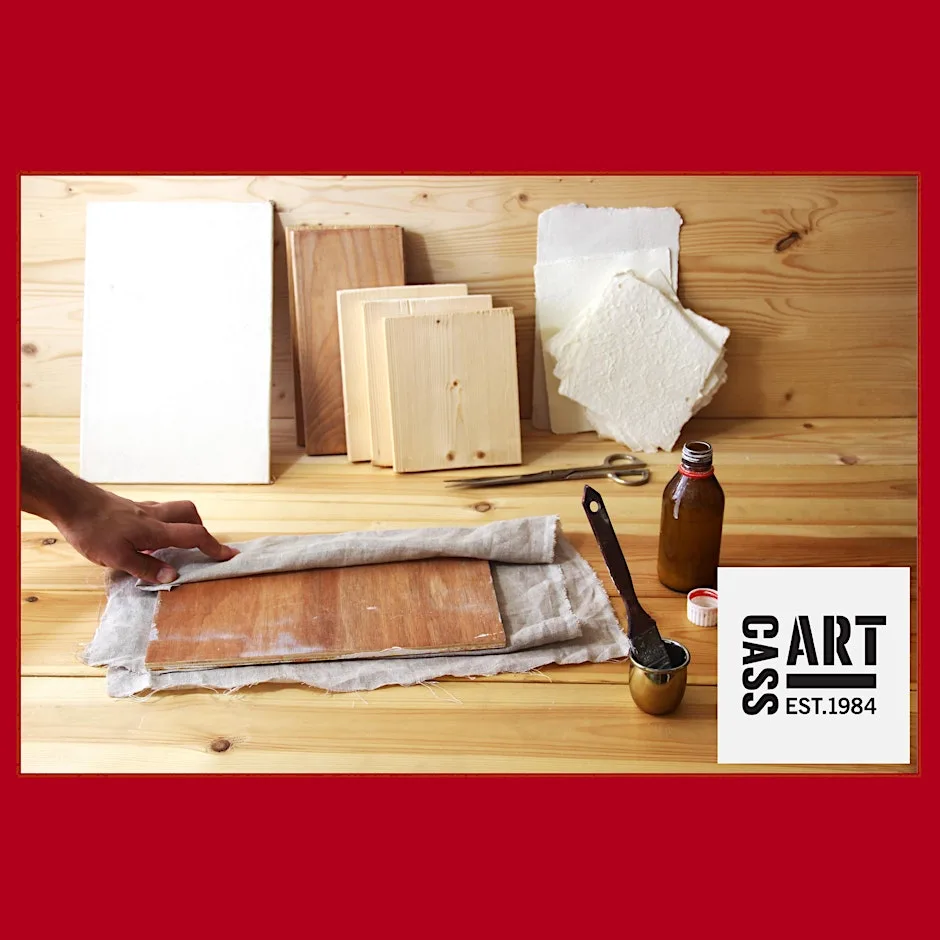 Painting Panel Making- Practical workshop at Cass Art at Cass Art