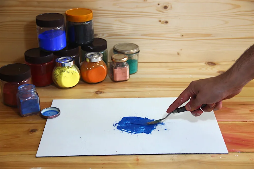 Pastel making - Practical workshop at Cass Art