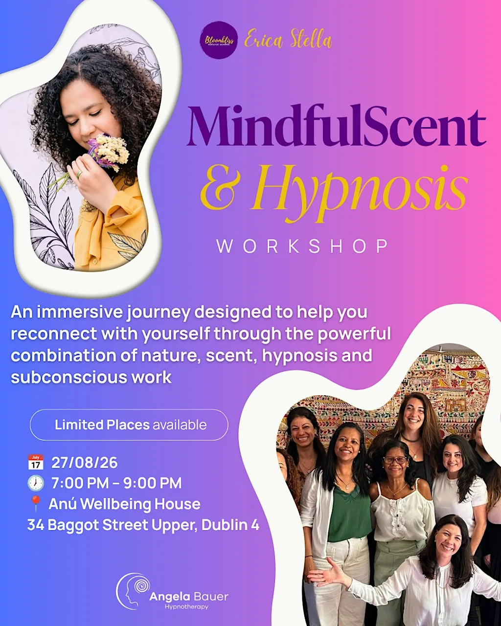 MindfulScent & Hypnosis Workshop at Anú Wellbeing House