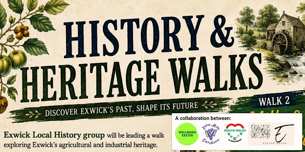 Exwick Mills & Orchards Guided History Walk at Exwick Parish Hall