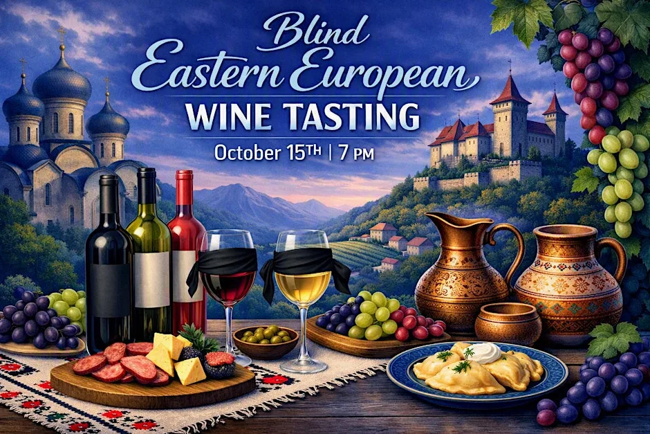 Blind Eastern European Wine Tasting at InKnotts Wine