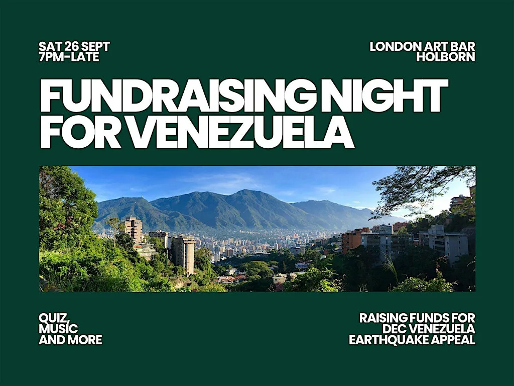 Fundraiser for Venezuela | Quiz & Music | London at The London Art Bar