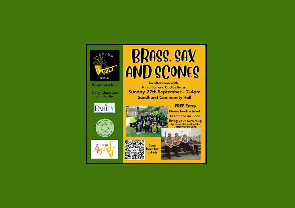 Brass, Sax and Scones at Sandhurst Community Hall