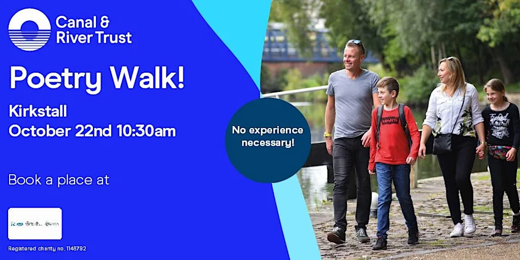 Poetry Walk, Kirkstall! Leeds Season of Culture 2026