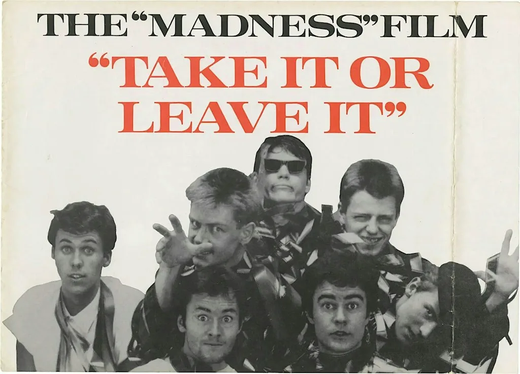 Madness: Take It Or Leave It +Stiff Records Q&A, part of BFI 'Rip It Up' at Theatreship
