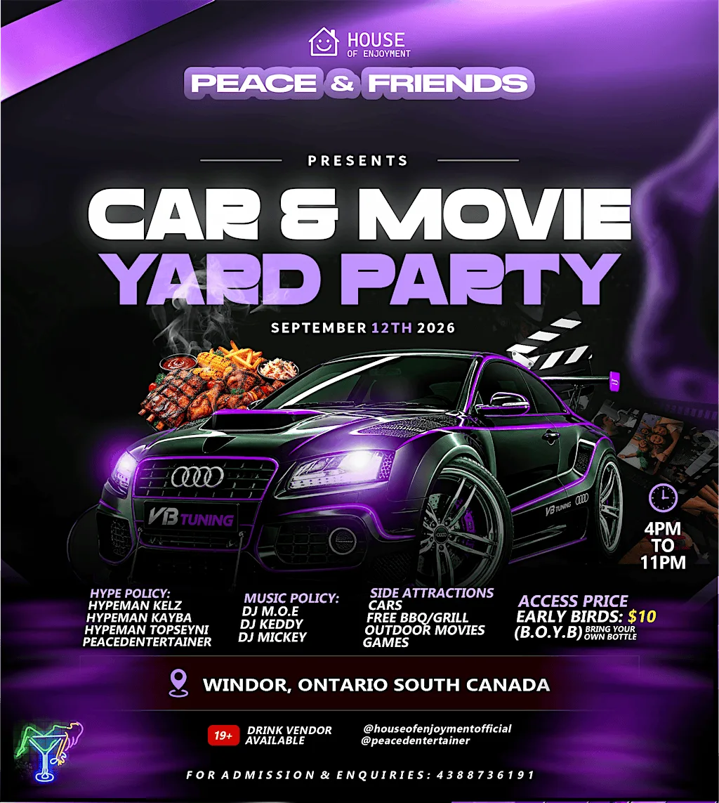 Car & Movie Yard Party