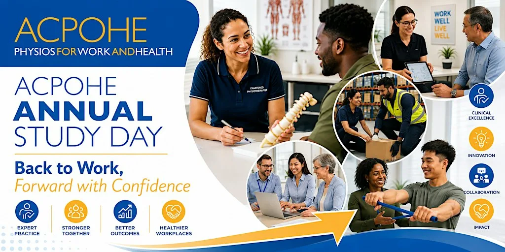ACPOHE Study Day 2026 - Back to Work, Forward with Confidence.