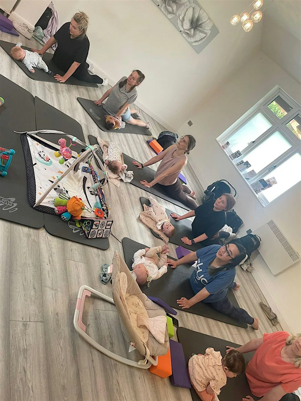 parent & baby yoga class at Winners Strength & Wellbeing Studios