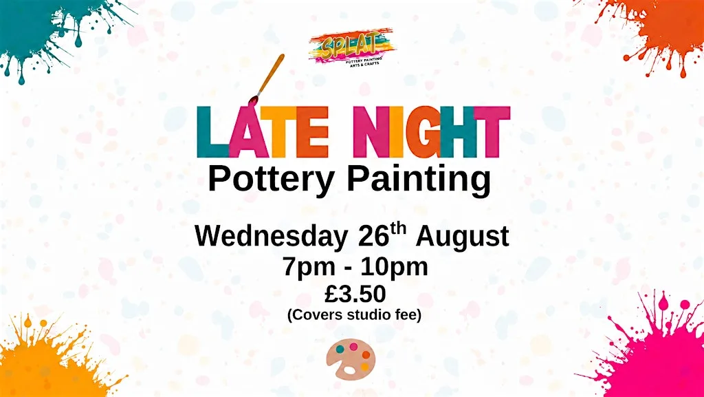 Night Pottery Painting at Splat Pottery Painting Arts & Crafts