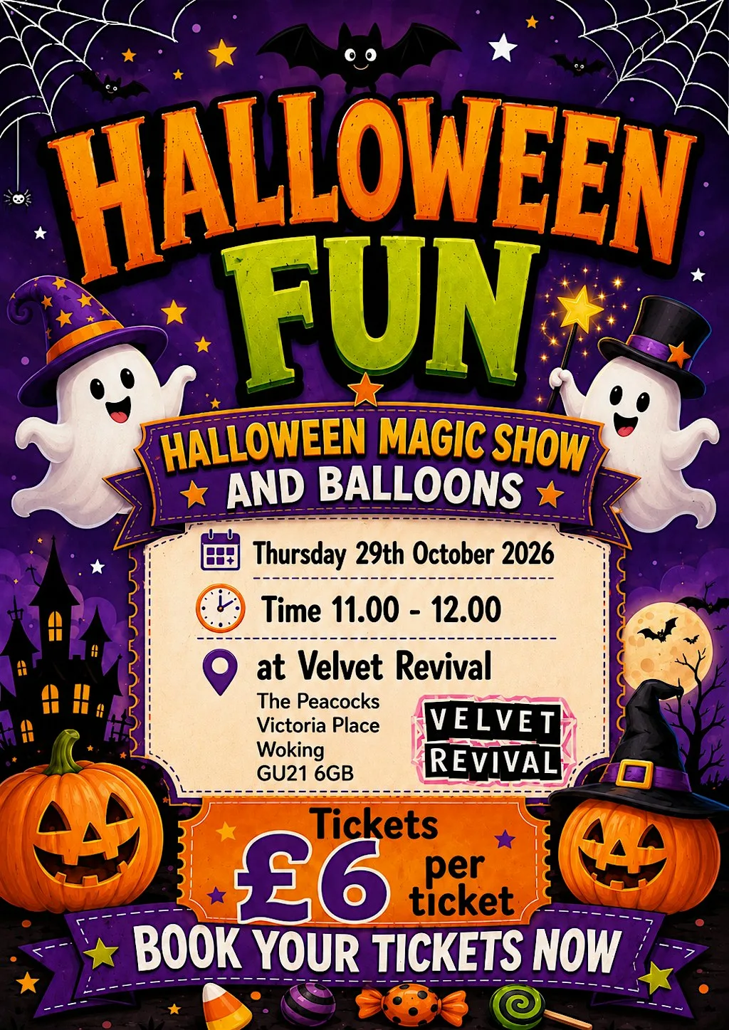 Halloween Fun at Velvet Revival Limited