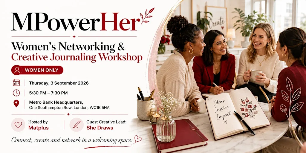 MPowerHer: Women’s Networking & Creative Journaling Workshop at Metro Bank