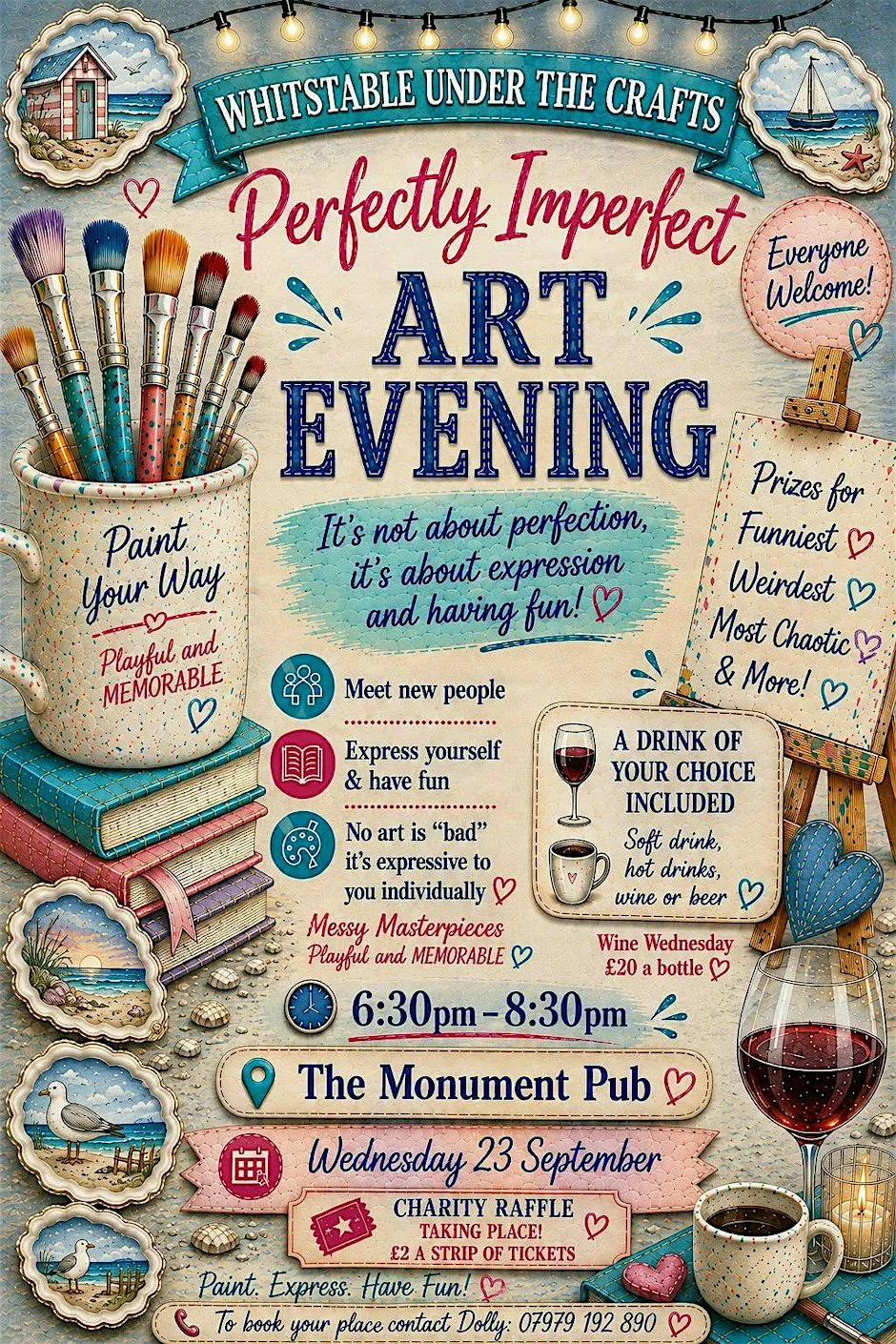 Perfectly Imperfect Art Evening - Whitstable Under The Crafts at The Monument
