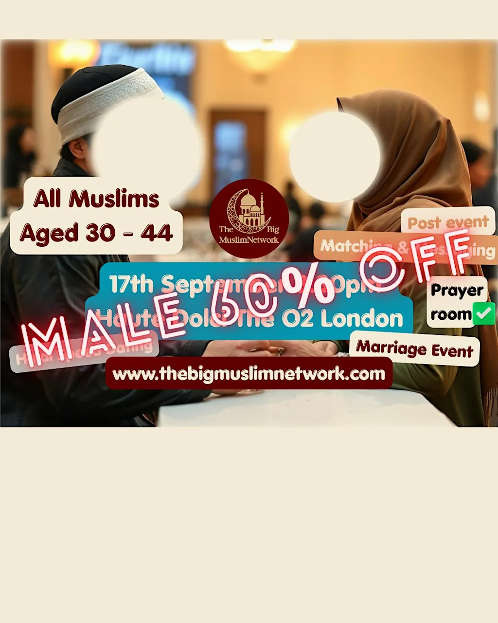 London O2 Muslim Marriage Event: All Muslims Age 30 - 44 at Haute Dolci The O2