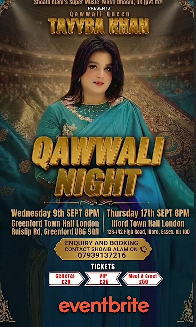 TAYYBA KHAN QAWALI NIGHT (ILFORD)