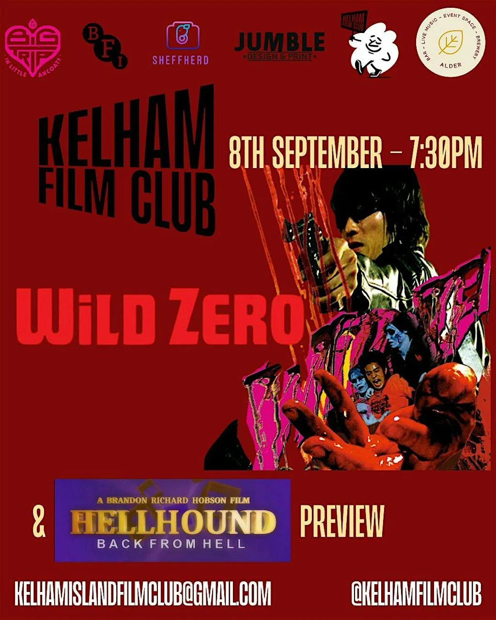 Wild Zero (1999) & Hellhound (2026) at Alder Bar