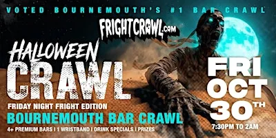 The Fright Crawl | Bournemouth's Hottest Halloween Bar Crawl 2026 | Fri, Oct 30 at TBA