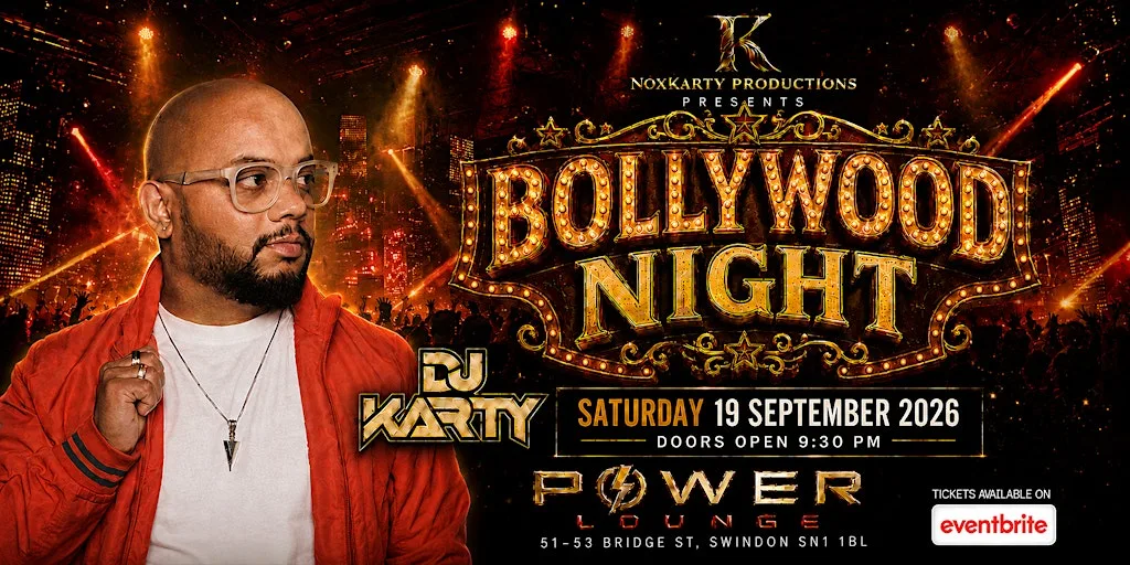 Swindon’s Ultimate Bollywood Night with DJ Karty
