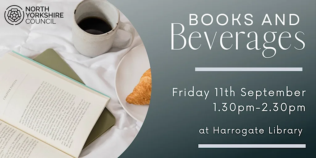 Books and Beverages in September at Harrogate Library