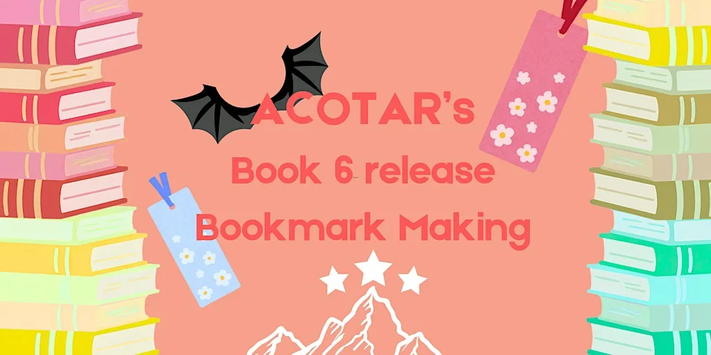 ACOTAR's Book 6 Release Bookmark Making Workshop at Lupo Lounge