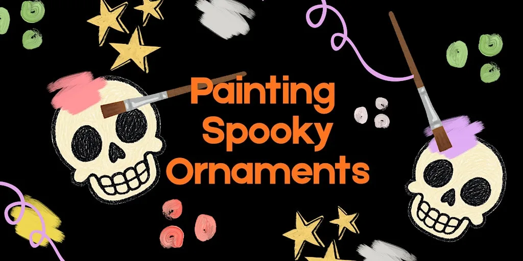 Painting Spooky Ornaments at Lupo Lounge