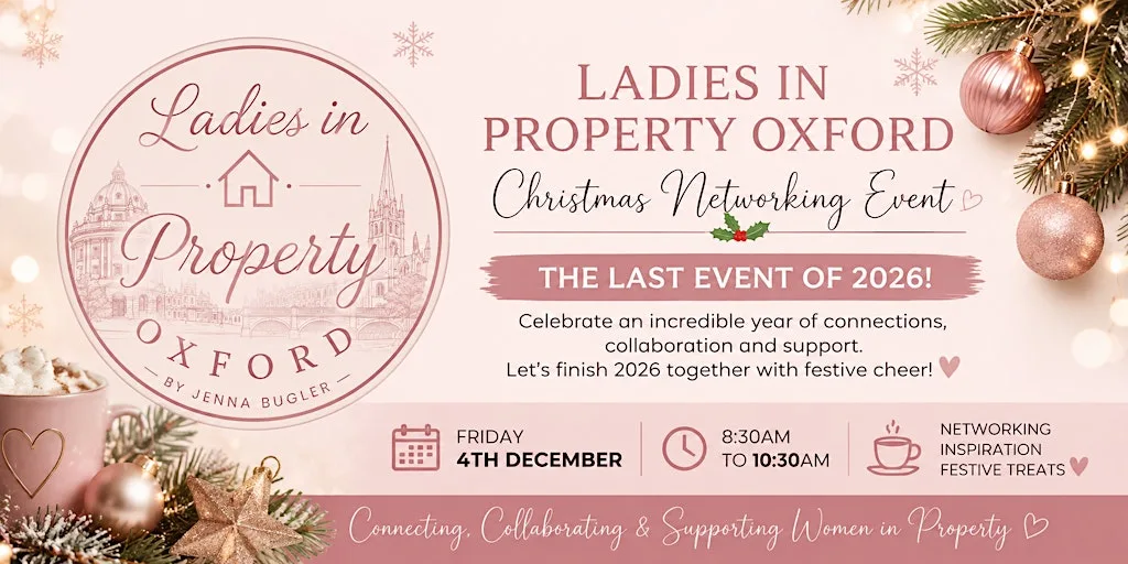Ladies in Property Oxford - December at Treatz, Headington