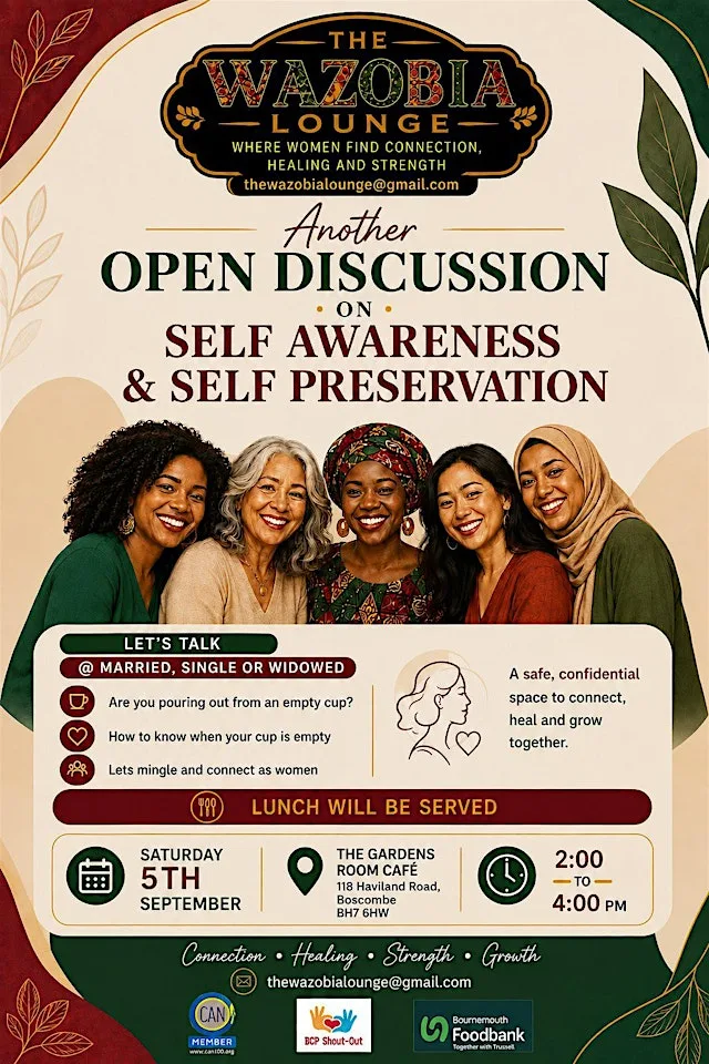 Self Awareness and Self Preservation for women at the Wazobia Lounge