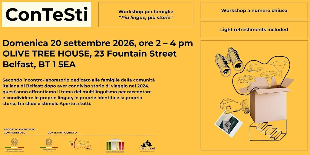 ConTeSti – Più lingue, più storie | Belfast · 20 settembre (famiglie)