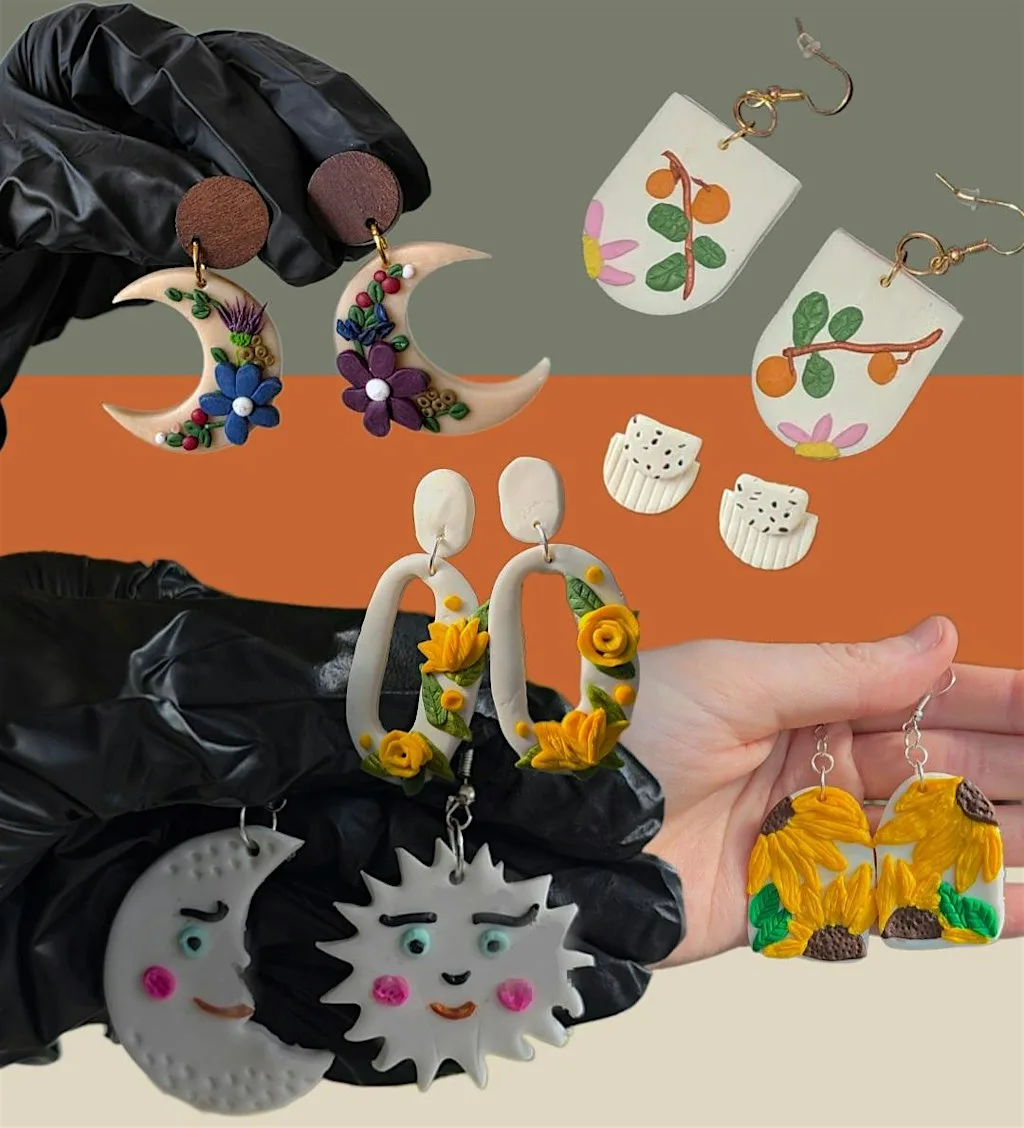 BRSHES, Clay Earring Making Workshop - Autumn Inspired! Glasgow at BRSHES