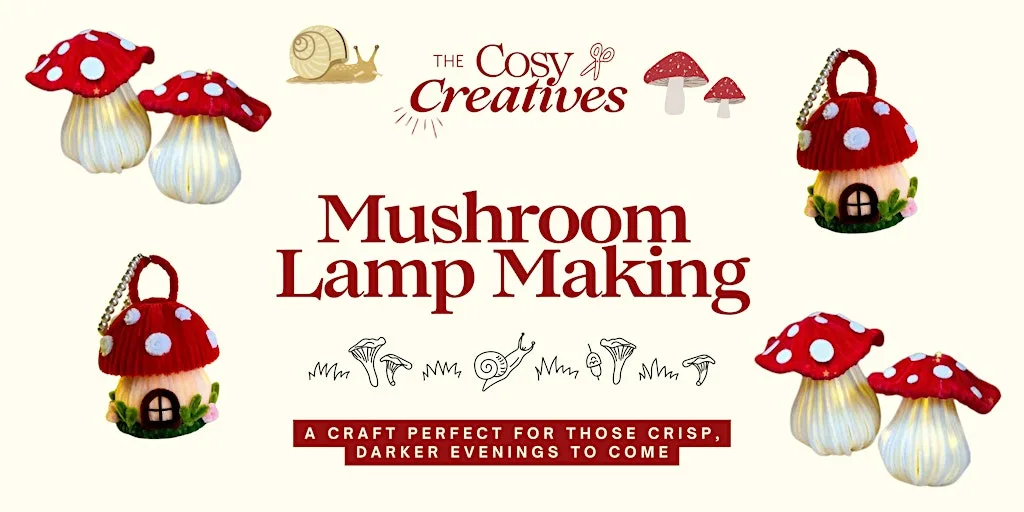 Mushroom Lamp Making at Nonna Said…