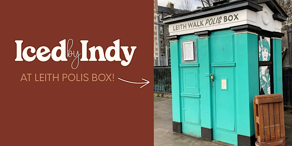 Iced by Indy Biscuit Stall at Leith Walk Police Box