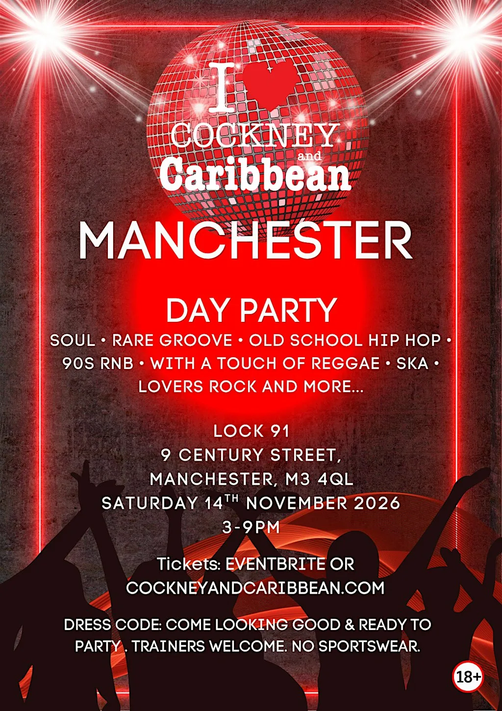 Cockney and Caribbean® Comes to Manchester | 14th November 2026