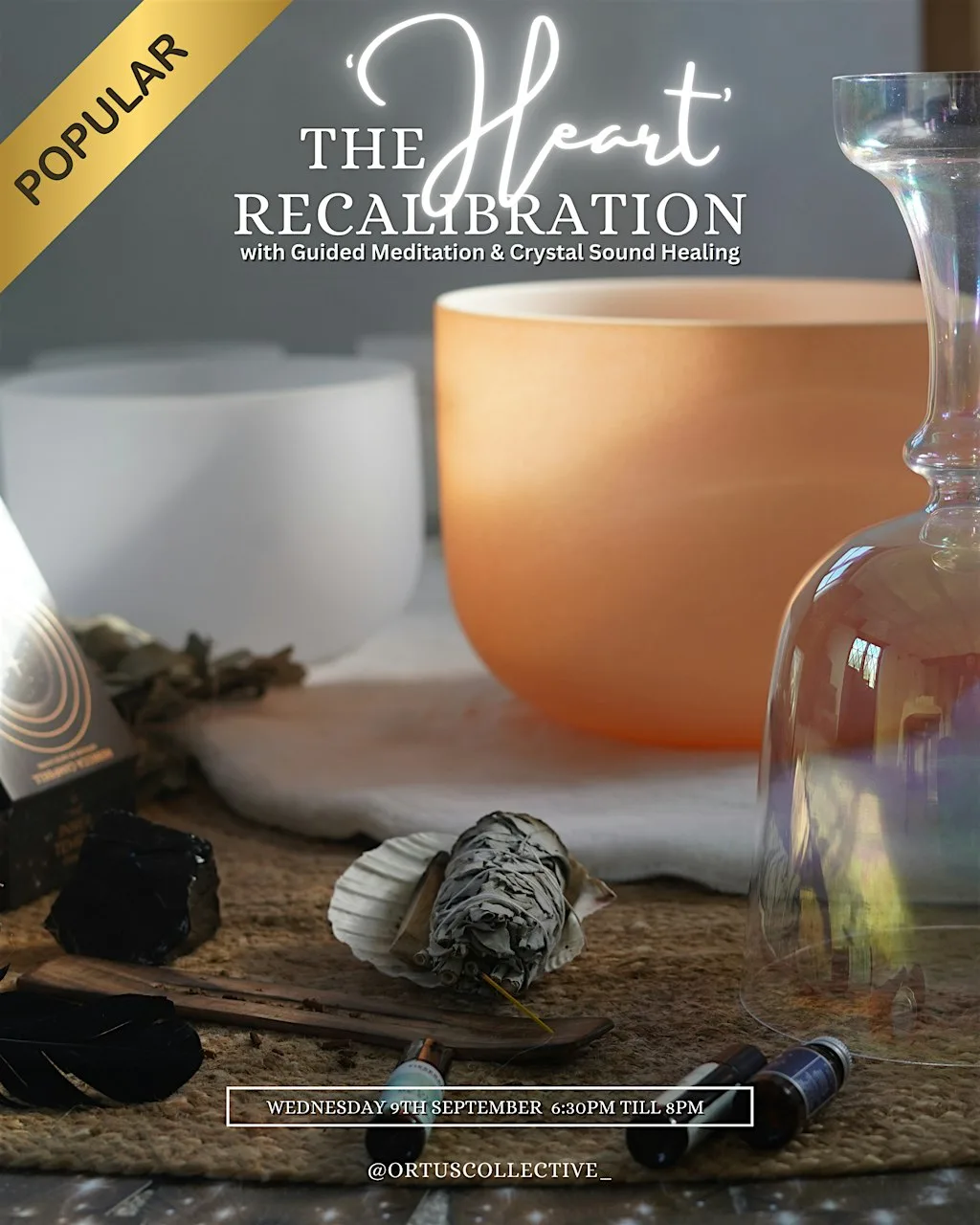 The 'Heart' Recalibration with Guided Meditation & Crystal Sound Bowls at Ogmore-by-Sea Hall Neuadd Aberogwr