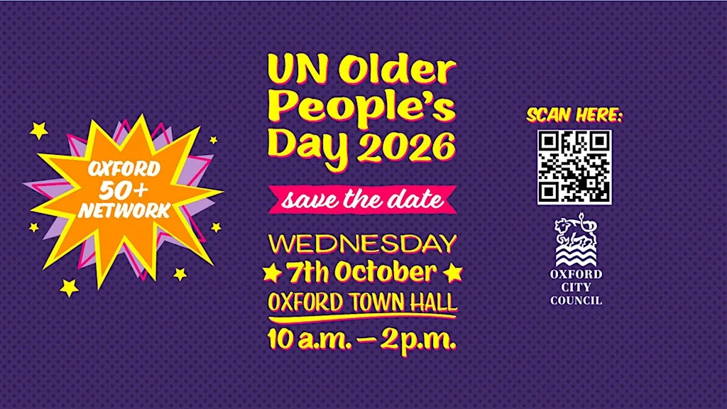 OXFORD’S OLDER PEOPLE'S DAY 2026 at Oxford Town Hall